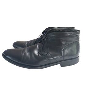 Cole Haan Shoes Chukka Men’s 12 M Leather Black Boots C09607